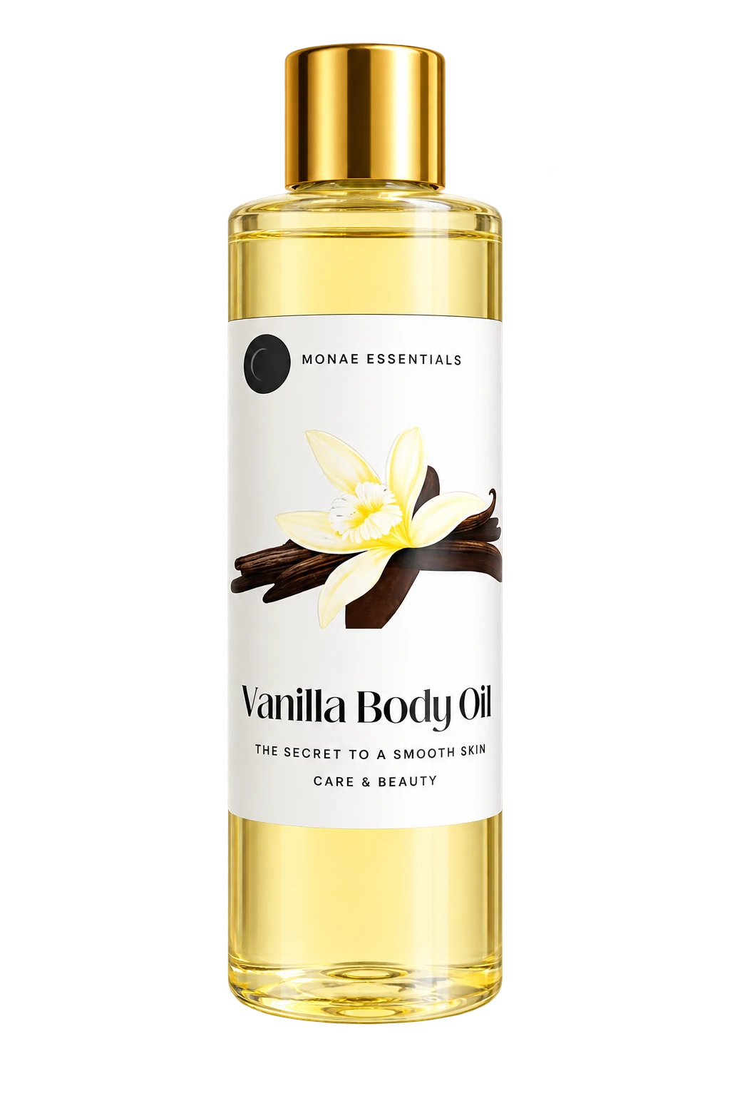 Body Oil product illustration based on the Monae photograph